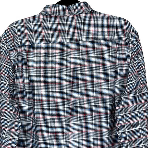 Old Navy Menswear Plaid Flannel Shirt Men’s Medium 100% Cotton - Picture 6 of 13